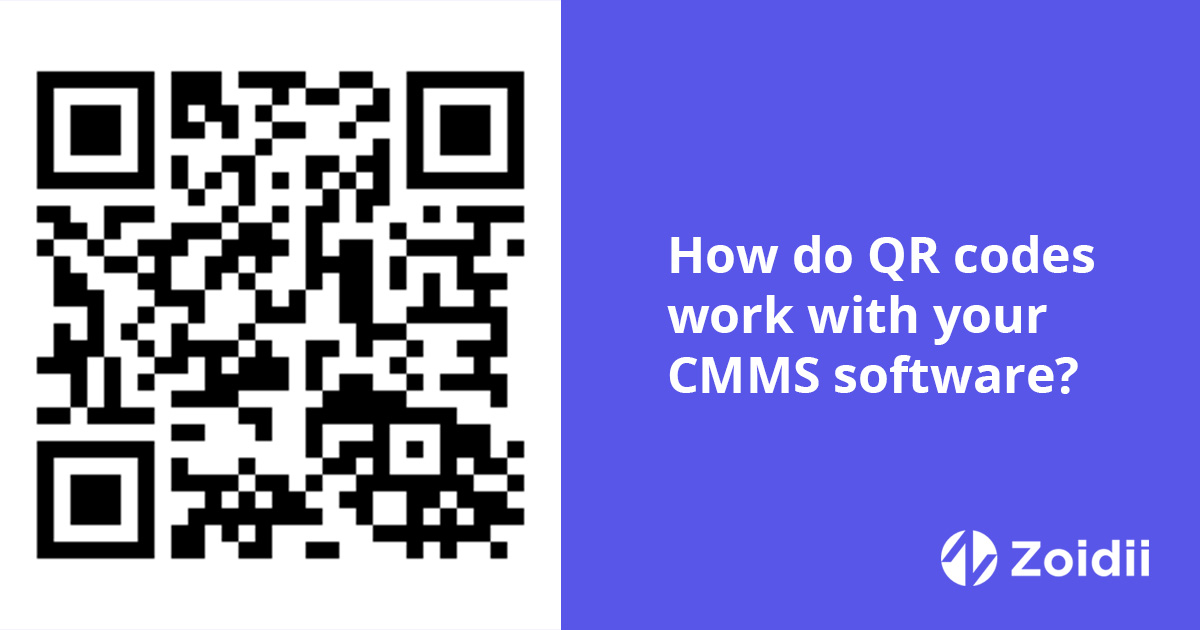 How do QR codes work with your CMMS software?
