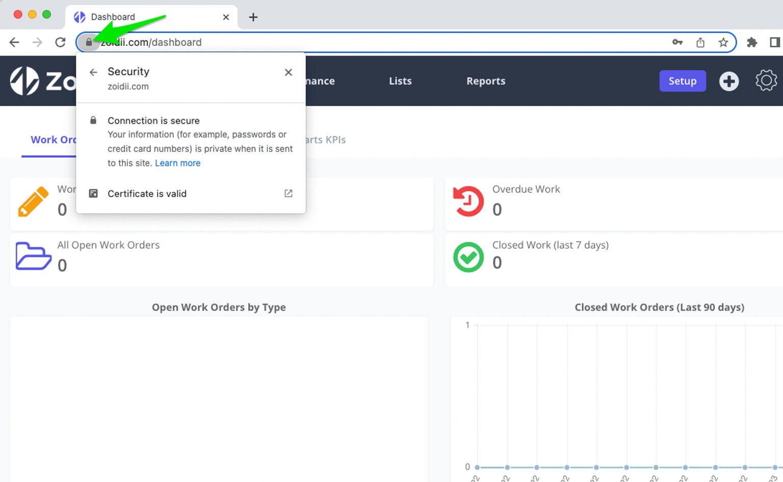 Security Policy | Zoidii CMMS Maintenance Software