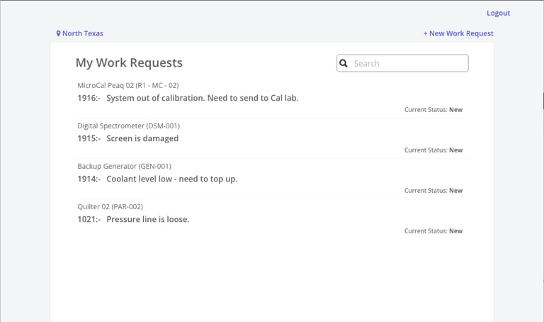 Guest Work Requests | Zoidii CMMS Software
