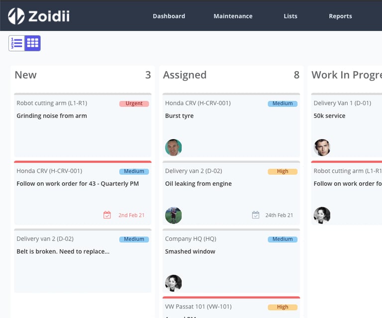 Zoidii | CMMS Maintenance Management Software