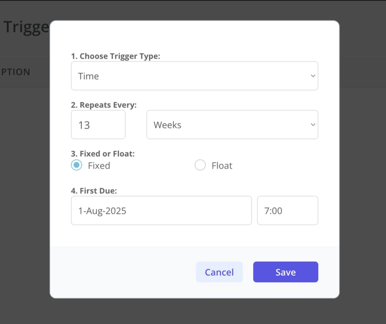 Trigger Software Preventive Maintenance Features | Zoidii CMMS Software